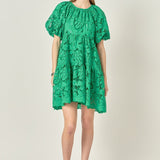 Sequins Tiered Mini Dress