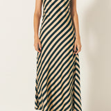 Striped Maxi Slip Dress