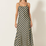 Striped Maxi Slip Dress