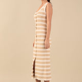 Striped Midi Dress