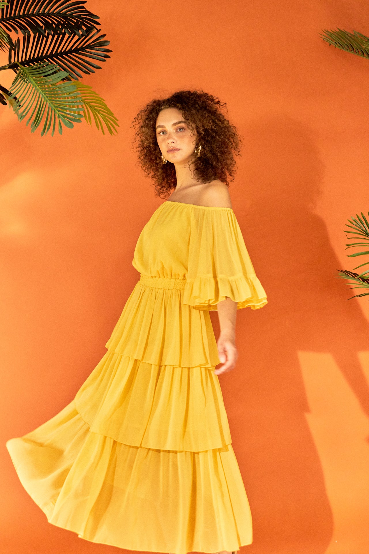Tiered Maxi Dress - Endless Rose