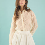 Noa High Waisted Bubble Mini Skirt