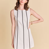 Linen Binded Mini Dress