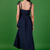 Pleated Midi Dress
