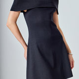 Off Shoulder Lurex Knit Mini Dress