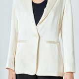 Satin Relaxed Blazer