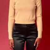 Lurex Knit Crop Top