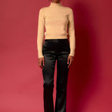 Lurex Knit Crop Top