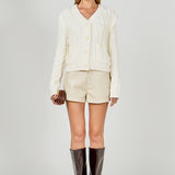 Cable Knit Cardigan
