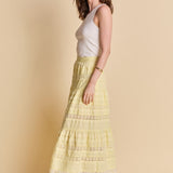Laced Midi Skirt
