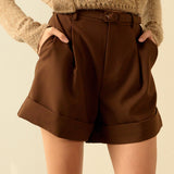 Belted Shorts Trousers