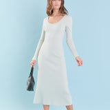 Lurex Sweater Midi Dress