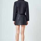 Sequins Combo Jacket