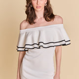 Off Shoulder Ruffle Mini Dress
