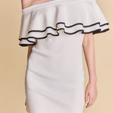 Off Shoulder Ruffle Mini Dress