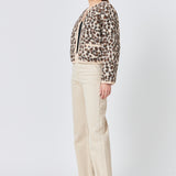 Leopard Sherpa Jacket