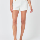 Tweed High Waist Shorts