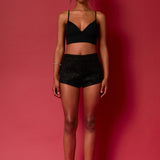 Micro Tweed Shorts