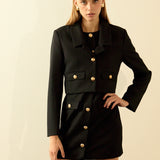 Classic Short Buttoned Jacket