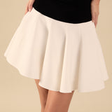 High Waisted Circle Mini Skirt