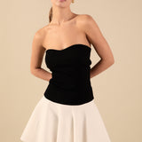 High Waisted Circle Mini Skirt