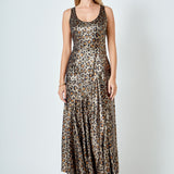 Animal Print Maxi Dress