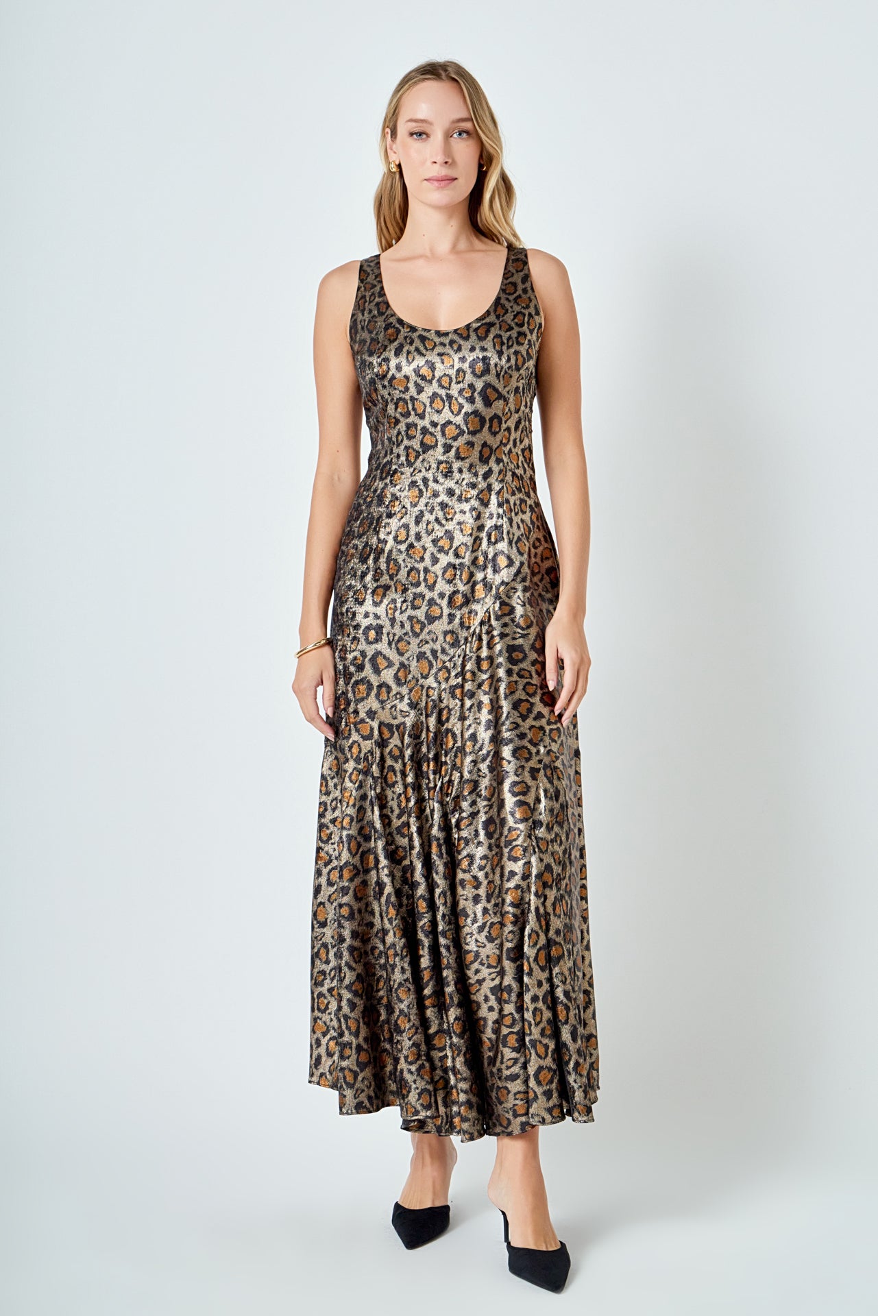 Endless Rose Animal Print Maxi Dress Endless Rose Animal Print Maxi Dress