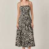Animal Print Midi Dress
