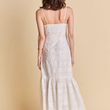 Embroidered Sequins Maxi Dress