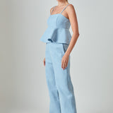 Tweed Relaxed Pants