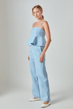 Tweed Relaxed Pants