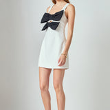 Sophia Bow Cutout Mini Dress