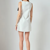 Sophia Bow Cutout Mini Dress