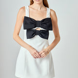 Sophia Bow Cutout Mini Dress