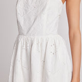 Evangeline Eyelet Strapless Maxi Dress