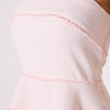 Pearl Trimmed Mini Dress