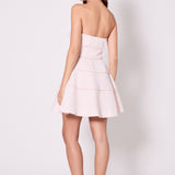 Pearl Trimmed Mini Dress