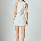 Pearl Trimmed Midi Dress