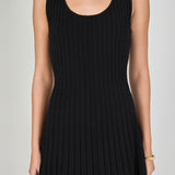 Sloane Contrast Ribbed Knit Mini Dress