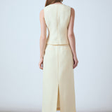 Mila Bow Embellished Sleeveless Top