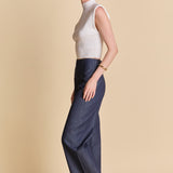 Fitted Creased Pants