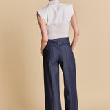 Fitted Creased Pants