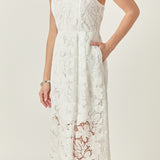 Sequins Lace Midi Dress