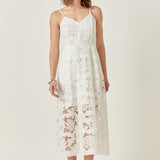 Sequins Lace Midi Dress