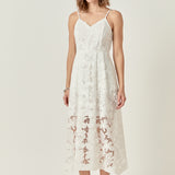Sequins Lace Midi Dress