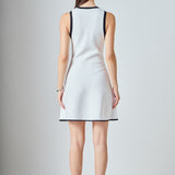 Scoop Neck Knit Midi Dress