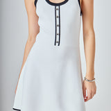 Scoop Neck Knit Midi Dress