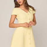 Tweed A Line Mini Dress