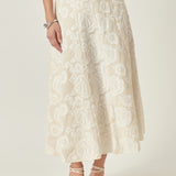 Denali Floral Embroidered Maxi Skirt