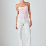 Knit Strapless Top